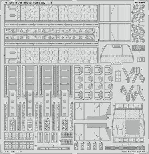 Go to product EDUARD 481004 - 1:48 B-26B Invader bomb bay