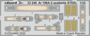 Eduard 33248 - 1:32 Ar 196A-3 seatbelts - Steel