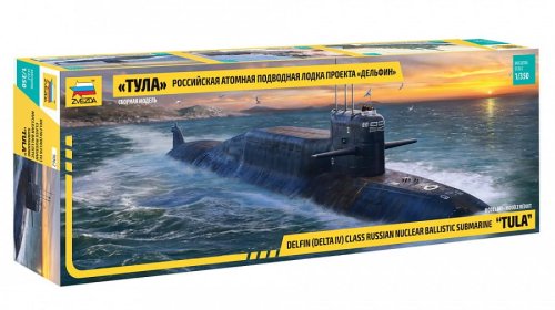 Go to product ZVEZDA 9062 - 1:350 Tula (Delta IV) Class Russian Nuclear Ballistic Submarine