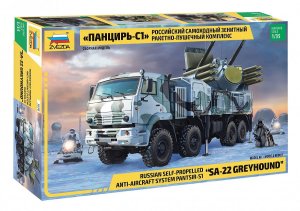 ZVEZDA 3698 - 1:35 Pantsir S-1 (SA-22 Greyhound) Russian Self-Propelled Anti-Aircraft System