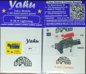 YAHU YMA4891 - 1:48 P-38 H Lightning - Instrument Panel