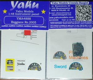 YAHU YMA4888 - 1:48 Reggiane Re 2005 - Instrument Panel