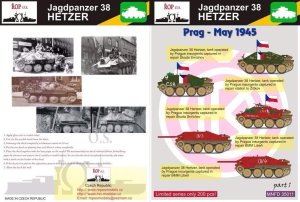ROPOS MNFDT35011 - 1:35 Jagdpanzer 38 HETZER - Prag May 1945