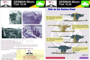 ROPOS MNFDT35008 - 1:35 German 88mm Flak 18,36 - Flak on the Eastern Front