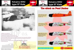 ROPOS MNFDL72057 - 1:72 Nakajima B5N2 type 97 Kate - The attack on Pearl Harbour