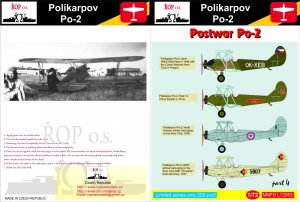 ROPOS MNFDL72053 - 1:72 Polikarpov Po-2/U-2 - Postwar Po-2