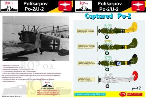 ROPOS MNFDL72051 - 1:72 Polikarpov Po-2/U-2 - Captured Po-2