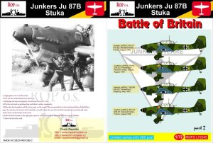 ROPOS MNFDL72045 - 1:72 Junkers Ju 87B Stuka - Battle of Britain
