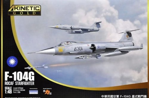 Go to product KINETIC 48077 - 1:48 F-104G ROCAF Starfighter