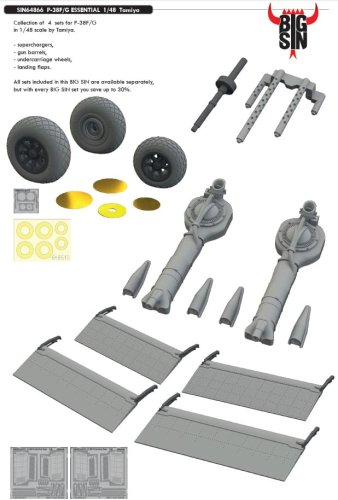 Go to product EDUARD SIN64866 - 1:48 P-38F/G Essential