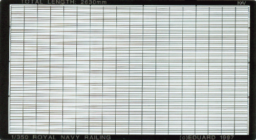 Go to product EDUARD 99007 - 1:350 Royal Navy Railing