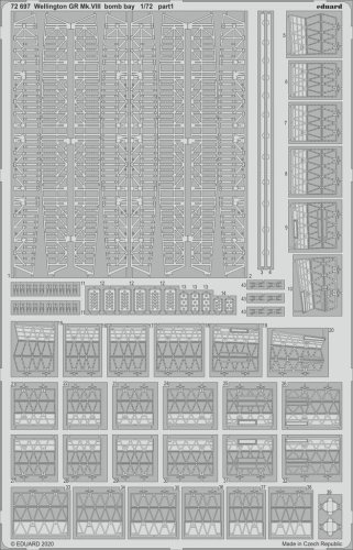 Go to product EDUARD 72697 - 1:72 Wellington GR Mk.VIII bomb bay