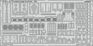 EDUARD 481011 - 1:48 B-17G undercarriage & exterior