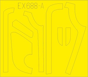 EDUARD EX688 - 1:48 B-17G antiglare panels (VE production)