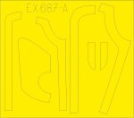 EDUARD EX687 - 1:48 B-17G antiglare panels (DL & BO production)