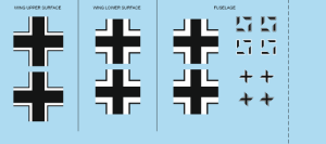 EDUARD D48043 - 1:48 Bf 109F-2 national insignia