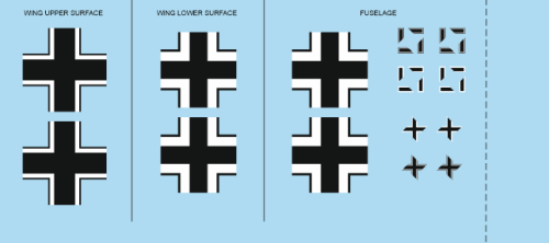 Go to product EDUARD D48043 - 1:48 Bf 109F-2 national insignia