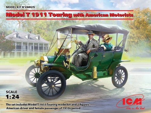 Go to product ICM 24025 - 1:24 Model T 1911 Touring with American Motorists
