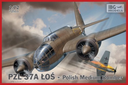 Go to product IBG 72511 - 1:72 PZL 37A Łoś - Polish Medium Bomber