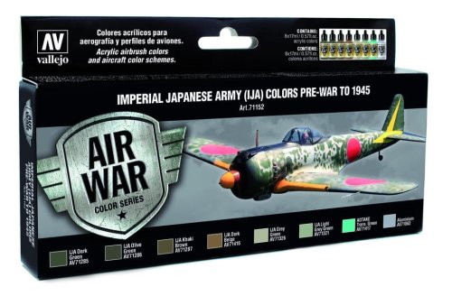 Go to product VALLEJO Model Air Set 71152 - IJA Colors Pre-War to 1945