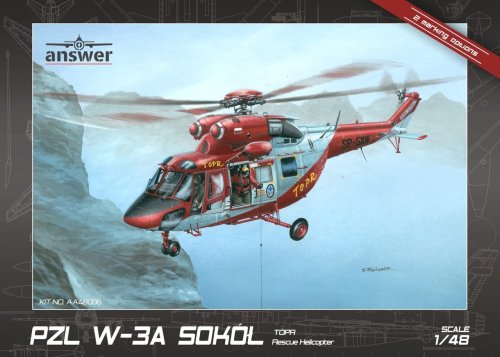 Go to product ANSWER AA48006 - 1:48 PZL W-3A Sokół TOPR Rescue Helicopter