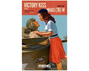 MENG MODEL ES006 - 1:35 Victory Kiss M4A3 (76)W Sherman w/ Detail Upgrade Set