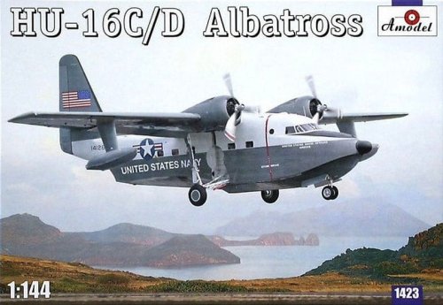 Go to product AMODEL 1423-1 - 1:144 Grumman HU-16 C/D Albatross + decal UF-1