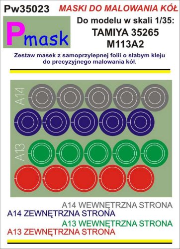 Go to product PMASK Pw35023 - 1:35 M113A2 T
