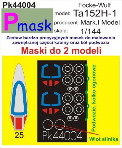 Go to product PMASK Pk44004 - 1:144 Ta152H