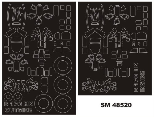 Go to product MONTEX SM48520 - 1:48 Boeing B-17G