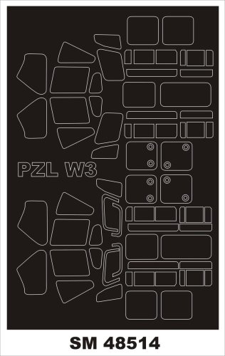 Go to product MONTEX SM48514 - 1:48 PZL W-3 Sokół