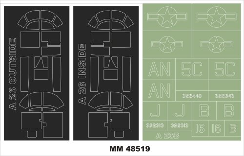 Go to product MONTEX MM48519 - 1:48 A-26B Invader