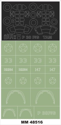 Go to product MONTEX MM48516 - 1:48 P-38F/G Lightning