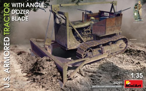 Go to product MINIART 35291 - 1:35 US Armored Tractor w/Angle Dozer Blade