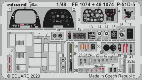 Go to product EDUARD FE1074 - 1:48 P-51D-5
