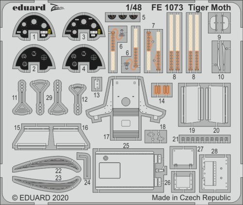 Go to product EDUARD FE1073 - 1:48 Tiger Moth
