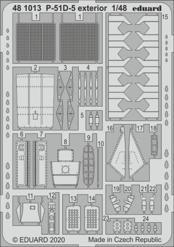 Go to product EDUARD 481013 - 1:48 P-51D-5 exterior