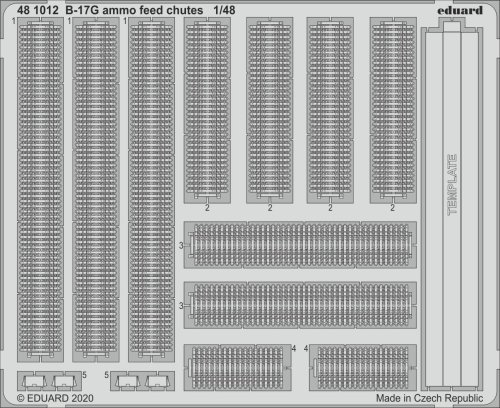 Go to product EDUARD 481012 - 1:48 B-17G ammo feed chutes