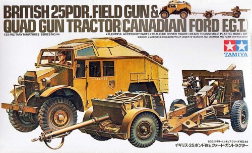 Go to product TAMIYA 35044 - 1:35 Quad Gun tractor and 25pdr Gun
