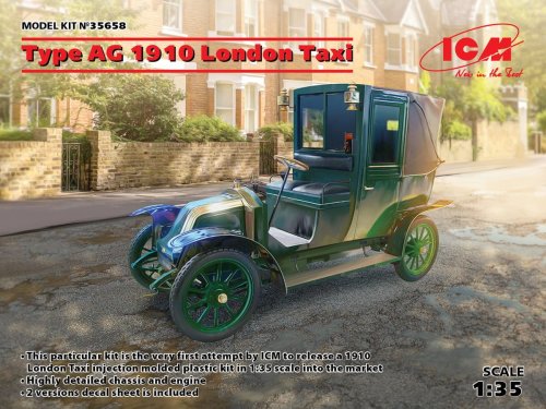 Go to product ICM 35658 - 1:35 Type AG 1910 London Taxi