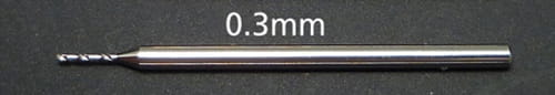 Go to product TAMIYA 74114 - 0,3 mm drill with 1mm shank.