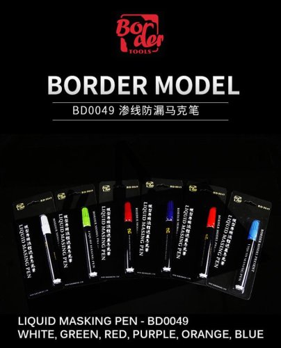 Go to product BORDER BD0049-G - Liquid Masking Pen - Green