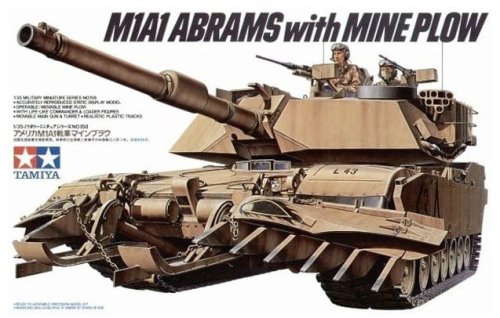 Go to product TAMIYA 35158 - 1:35 M1A1 Abrams with Mine Plow
