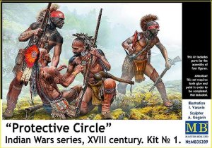 MASTER BOX 35209 - 1:35 Protective Circle - Indian Wars series XVIII century - kit 1