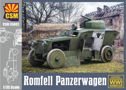 Go to product COPPER STATE MODELS CSM 35002 - 1:35 Romfell Panzerwagen - Austro-Hungarian WWI Armour