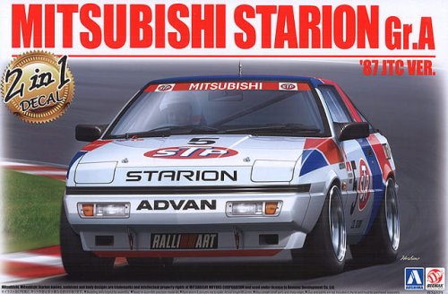 Go to product BEEMAX B24023 - 1:24 Mitsubishi Starion Gr.A 1987 JTC