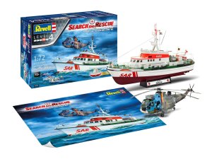 REVELL 05683 - 1:72 DGzRS Berlin + Sea King Good Bye Set