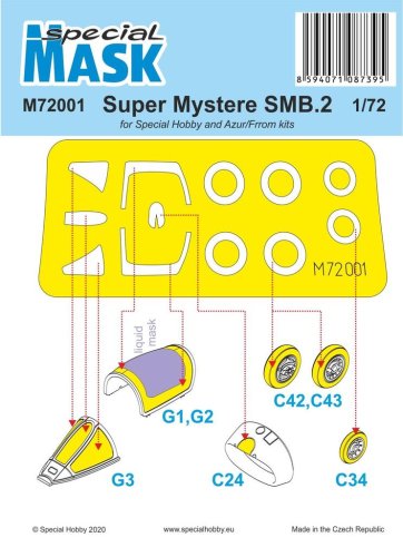 Go to product SPECIAL HOBBY M72001 - 1:72 SMB-2 Super Mystere