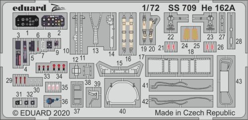 Go to product EDUARD SS709 - 1:72 He 162A