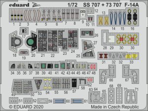 EDUARD SS707 - 1:72 F-14A